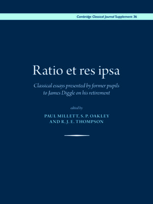 cover image of Ratio et res ipsa